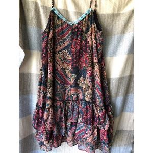 Flapper Paisley Swish Dress